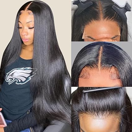 4X4 Straight Lace Closure Wigs