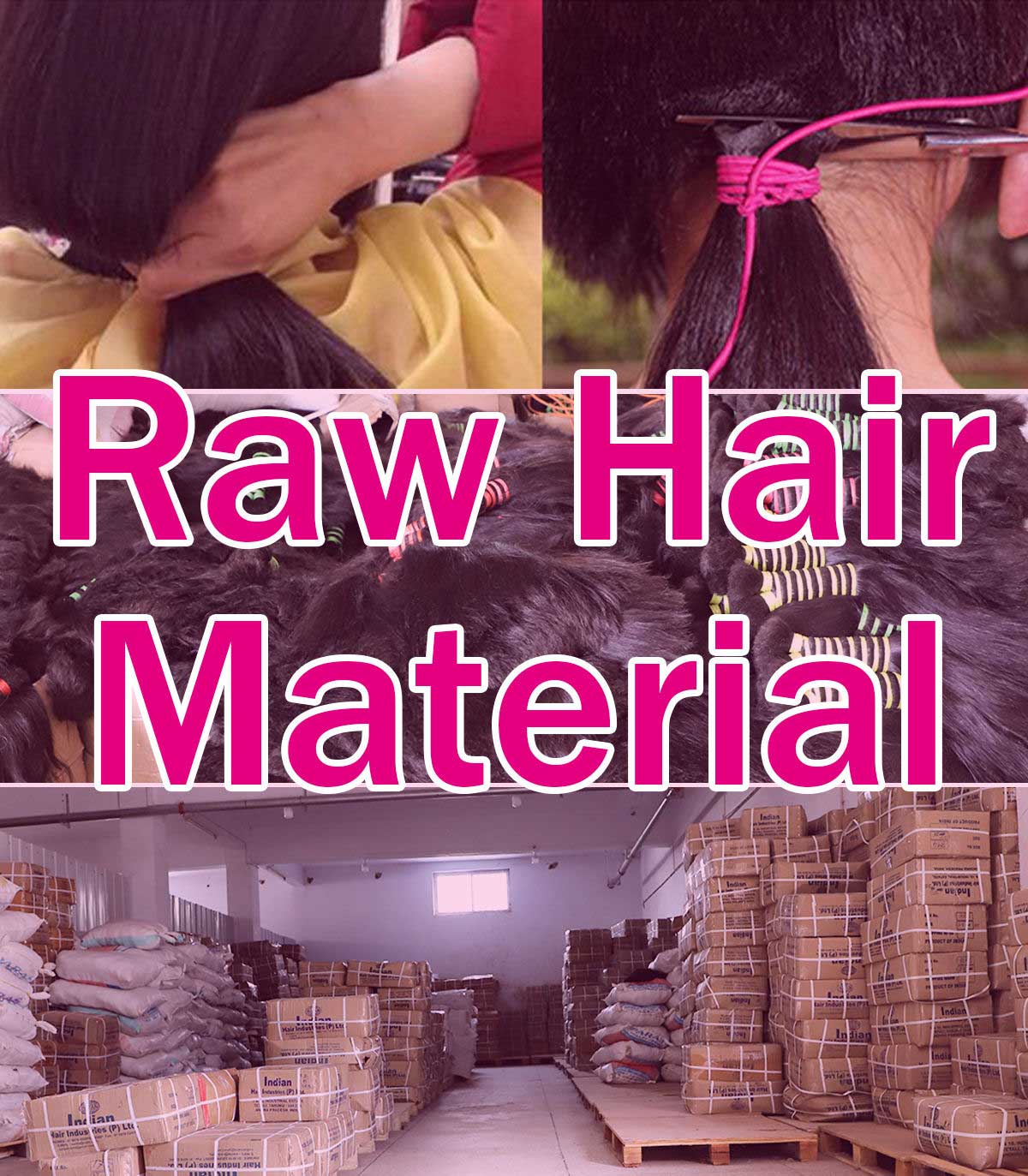 Hair Raw Material Collection Factory In China