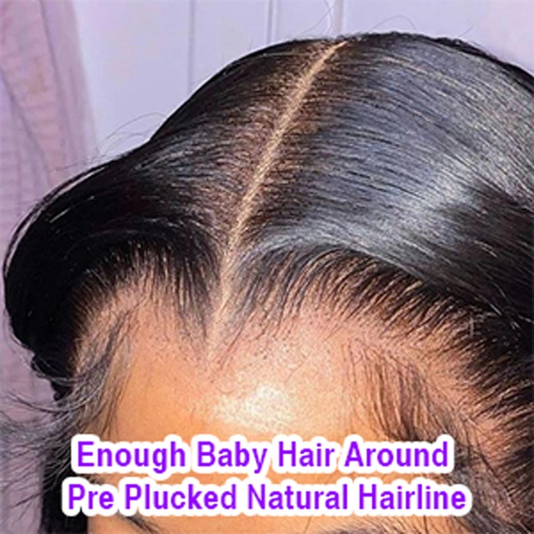 360 Lace Front Wigs Straight Human Hair