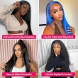 360 Lace Front Wigs Straight Human Hair