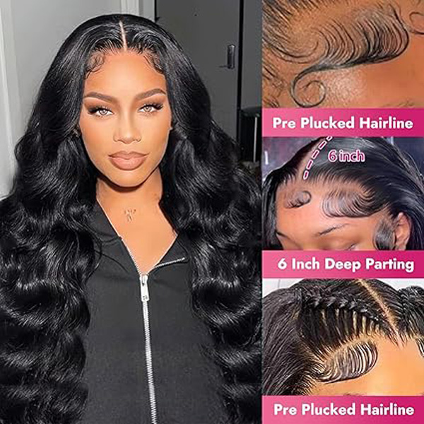 13x6 Body Wave Lace Front Wigs Human Hair