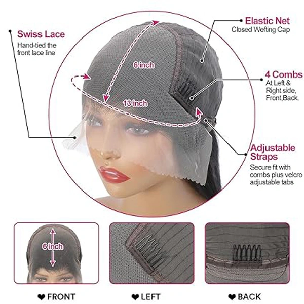 13x6 Body Wave Lace Front Wigs Human Hair