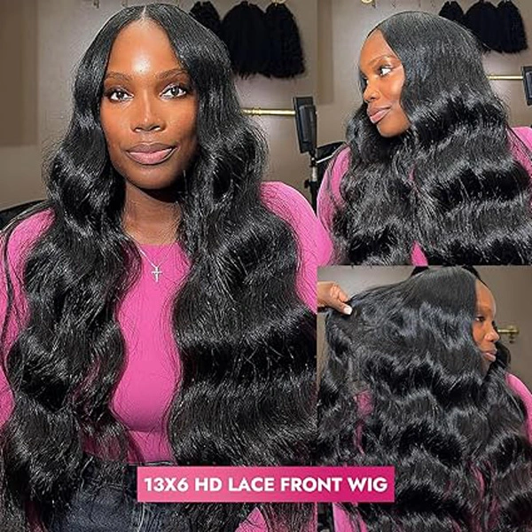 13x6 Body Wave Lace Front Wigs Human Hair