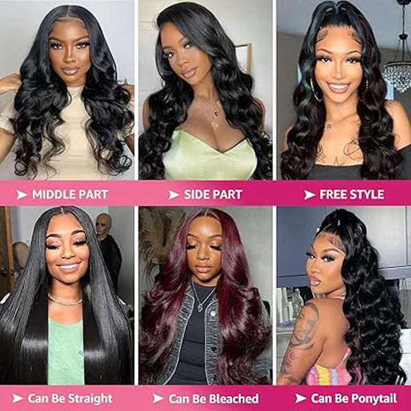 13x6 Body Wave Lace Front Wigs Human Hair