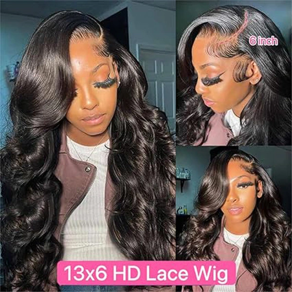 13x6 Body Wave Lace Front Wigs Human Hair