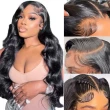 13X4 Real HD Body Wave Human Hair Lace Front Wig
