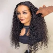 Water Wave 13X4 Real HD Human Hair Lace Front Wig