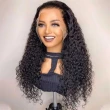 Water Wave 13X4 Real HD Human Hair Lace Front Wig