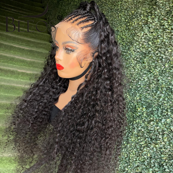 13X6 Jerry Curly Real HD Human Hair Lace Front Wig