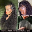13X6 Jerry Curly Real HD Human Hair Lace Front Wig