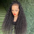 13X6 Jerry Curly Real HD Human Hair Lace Front Wig