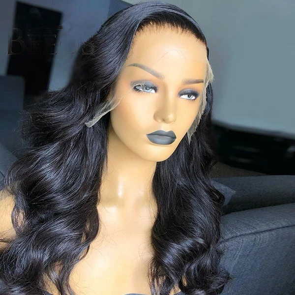 13X6 Real HD Body Wave Human Hair Lace Front Wig