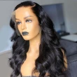 13X6 Real HD Body Wave Human Hair Lace Front Wig