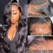 13X6 Real HD Body Wave Human Hair Lace Front Wig