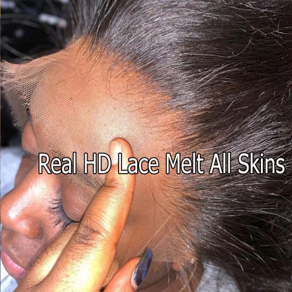 13X6 Loose Deep Real HD Human Hair Lace Front Wig