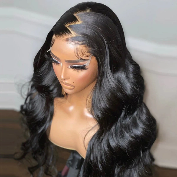 5X5 Real HD Body Wave Human Hair Lace Front Wig