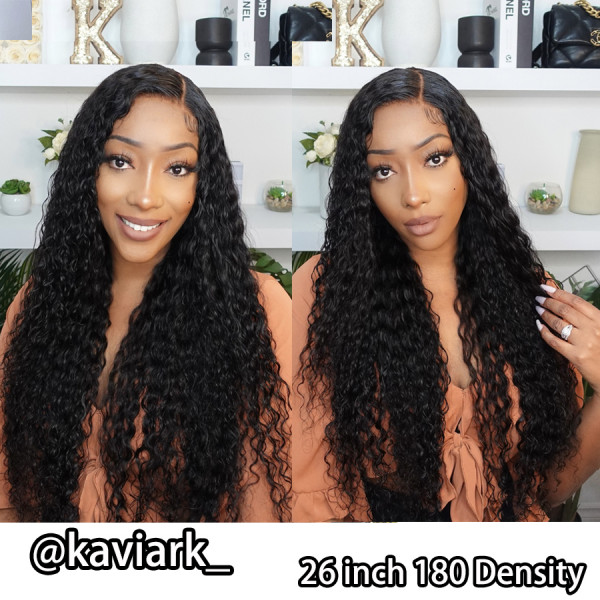 Kinky Curly 5X5 Real HD Human Hair Lace Front Wig