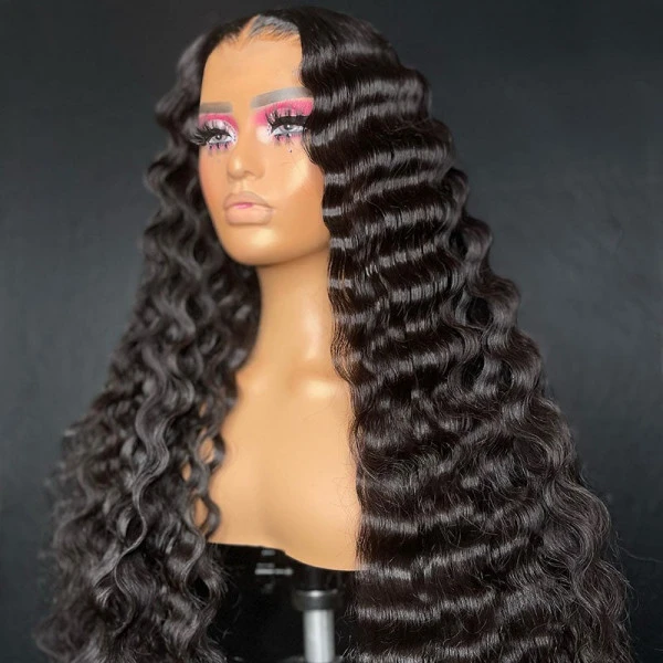 5X5 Deep Real HD Human Hair Lace Front Wig