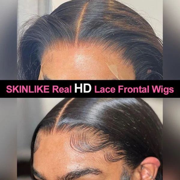 5X5 Deep Real HD Human Hair Lace Front Wig
