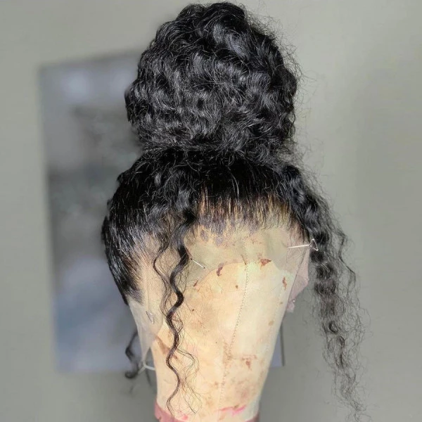 Kinky Curly 360 Real HD Human Hair Lace Front Wig
