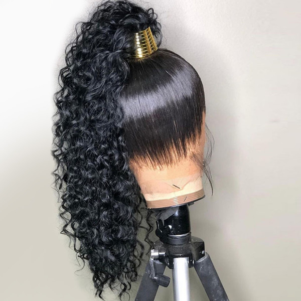 Kinky Curly 360 Real HD Human Hair Lace Front Wig