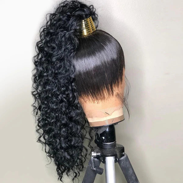 Kinky Curly 360 Real HD Human Hair Lace Front Wig