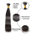 Straight Bulk  Braiding Hair