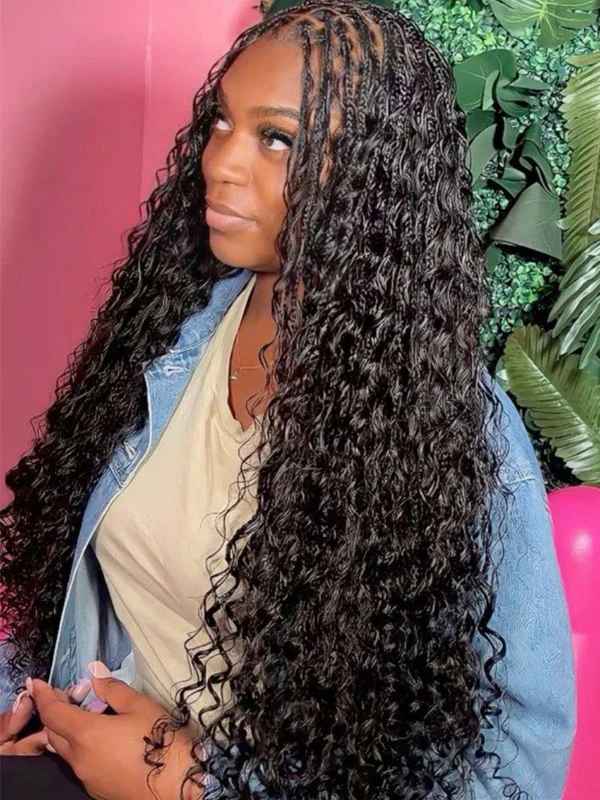 Bulk Human Braiding Hair Deep Wave