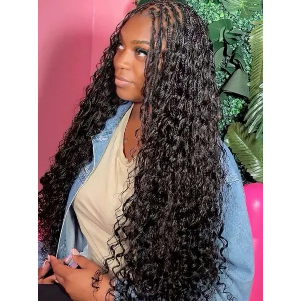 Bulk Human Braiding Hair Deep Wave