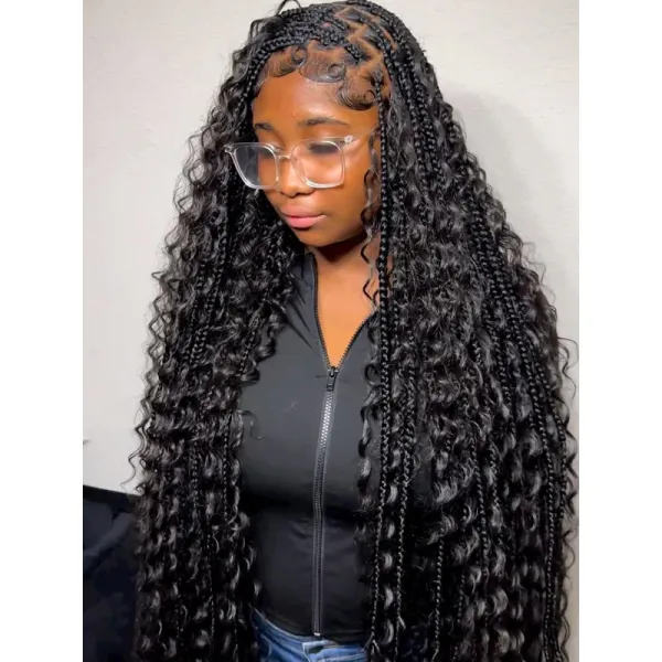 Bulk Human Braiding Hair Deep Wave