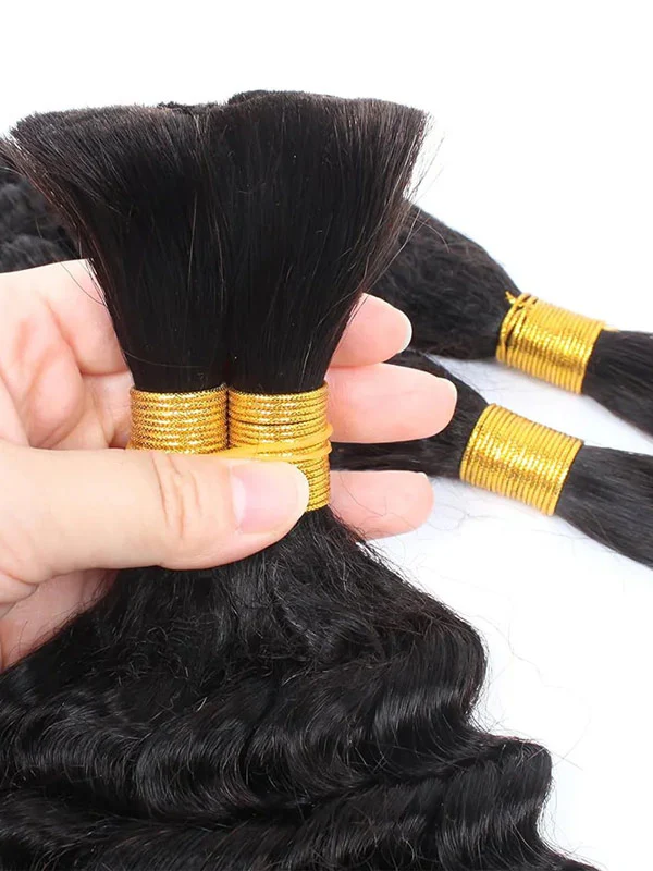 Bulk Human Braiding Hair Water Wave