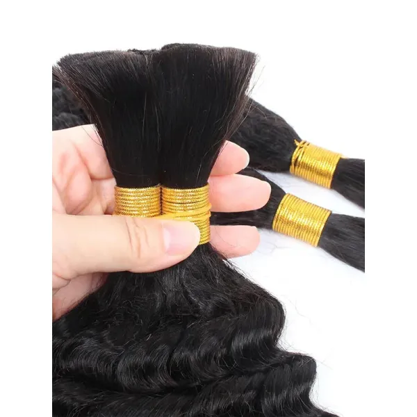 Bulk Human Braiding Hair Water Wave