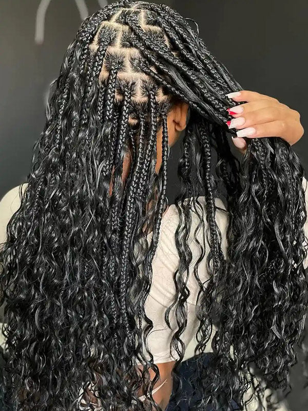 Bulk Human Braiding Hair Water Wave