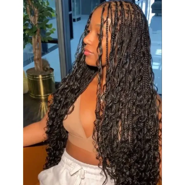 Bulk Human Braiding Hair Water Wave