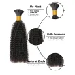 Bulk Human Braiding Hair Kinky Curly