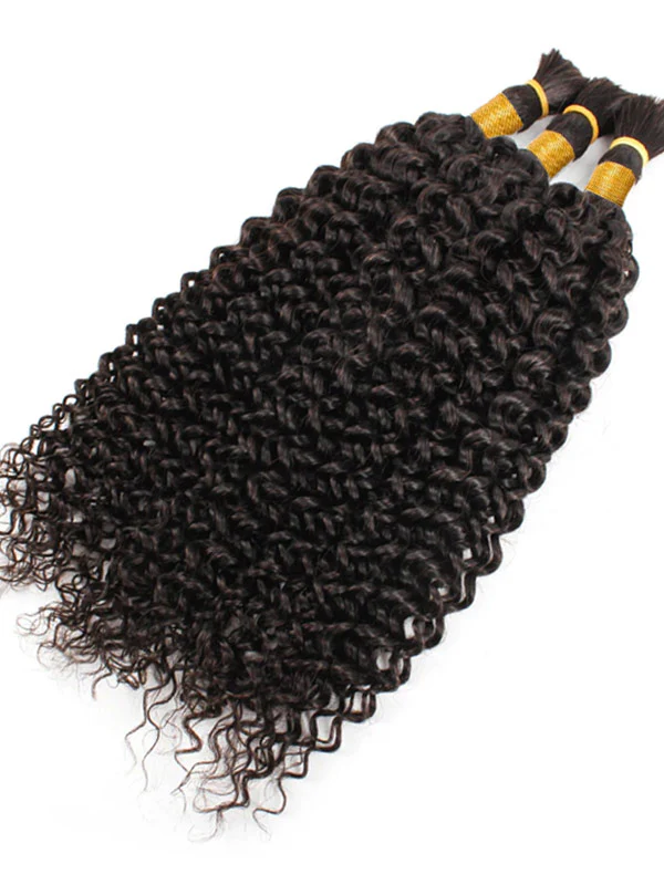 Bulk Human Braiding Hair Kinky Curly