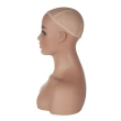 Realistic Female Mannequin Head with Two Shoulder For Wigs Dispaly