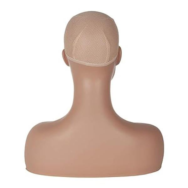Realistic Female Mannequin Head with Two Shoulder For Wigs Dispaly