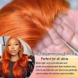 #350 Ginger Human Hair Wig 13x4 Straight Lace Front Wigs