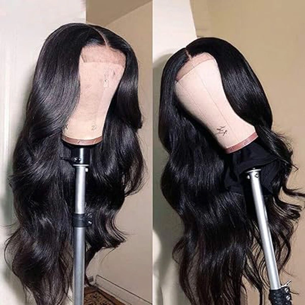 4x4 Body Wave Lace Closure Wigs Human Hair for Black Women