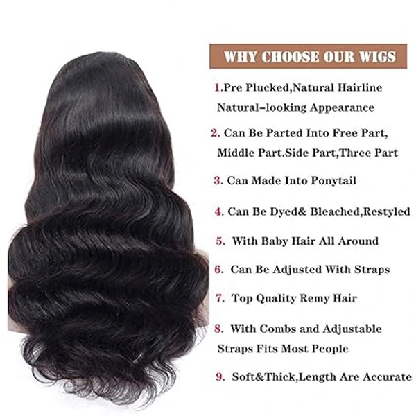4x4 Body Wave Lace Closure Wigs Human Hair for Black Women