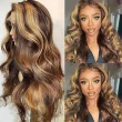 #4/27 Body Wave 4x4 Lace Closure Human Hair Wigs