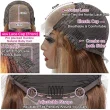#4/27 Body Wave 4x4 Lace Closure Human Hair Wigs