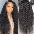 5x5 HD Lace Closure Wigs Human Hair Deep Wave