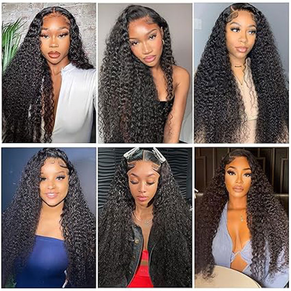 5x5 HD Lace Closure Wigs Human Hair Deep Wave