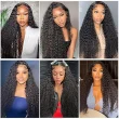 5x5 HD Lace Closure Wigs Human Hair Deep Wave