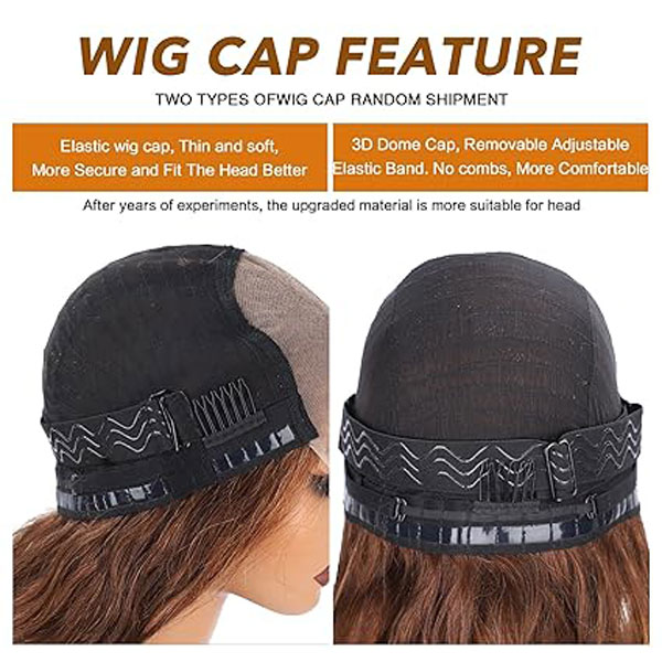 5x5 4/27 Highlight HD Body Wave Lace Closure Wigs Human Hair