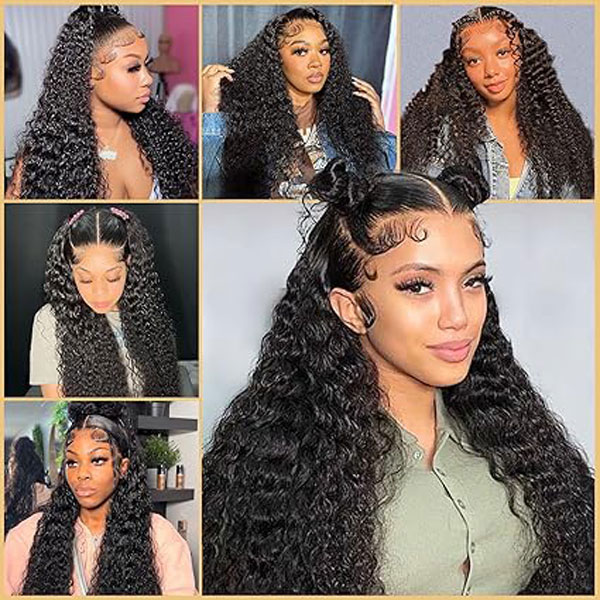 360 Water Wave Lace Front Wigs Human Hair Wig