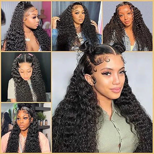 360 Water Wave Lace Front Wigs Human Hair Wig