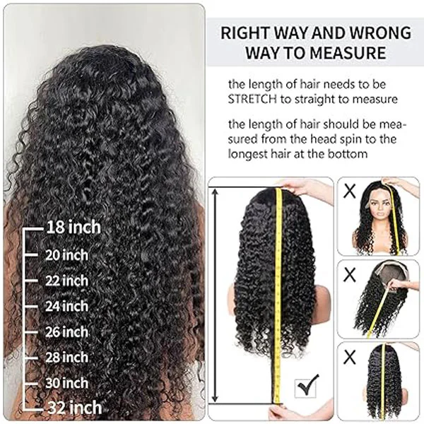 360 Water Wave Lace Front Wigs Human Hair Wig